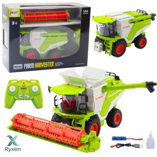 Kombajn Z Hederem Do Zboża 2w1 Zdalnie Sterowany RC Efekt Dymny 2.4G LEAN TOYS