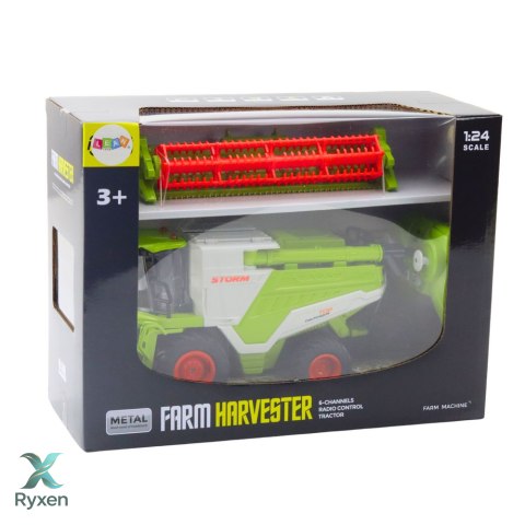 Kombajn Z Hederem Do Zboża 2w1 Zdalnie Sterowany RC Efekt Dymny 2.4G LEAN TOYS