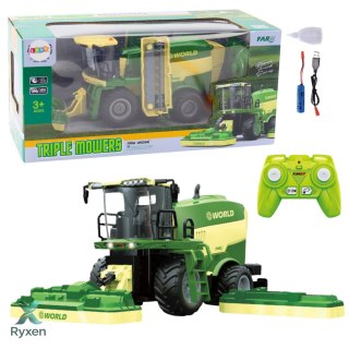 Kombajn Z Kosiarkami Do Trawy Efekt Pary Zdalnie Sterowany RC 2.4G LEAN TOYS