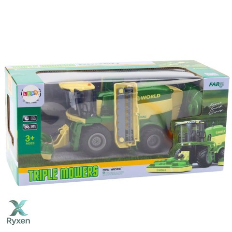 Kombajn Z Kosiarkami Do Trawy Efekt Pary Zdalnie Sterowany RC 2.4G LEAN TOYS