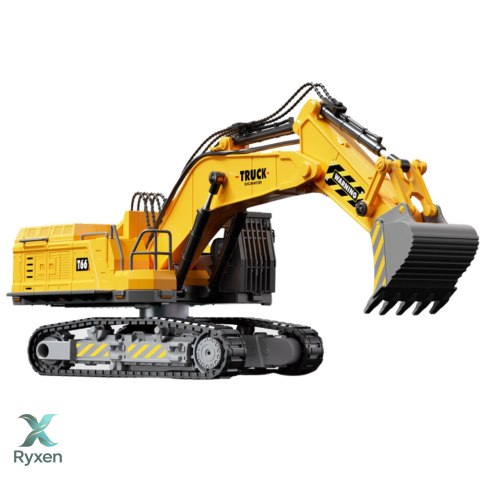 Koparka Gąsienicowa Do Złożenia DIY Zdalnie Sterowana RC 133el LEAN TOYS