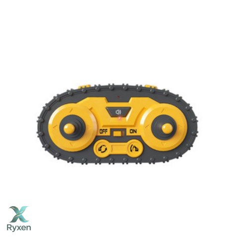 Koparka Gąsienicowa Do Złożenia DIY Zdalnie Sterowana RC 133el LEAN TOYS