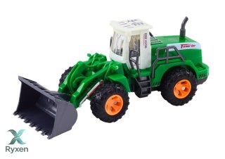 Koparka Ładowarka R/C Zdalnie Sterowana Unoszone Ramie Zielona LEAN TOYS