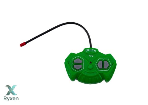 Koparka Ładowarka R/C Zdalnie Sterowana Unoszone Ramie Zielona LEAN TOYS