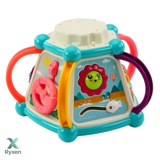 Multifunkcyjna Kostka Edukacyjna Sorter 7w1 Światła Dźwięki LEAN TOYS