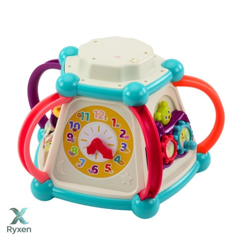 Multifunkcyjna Kostka Edukacyjna Sorter 7w1 Światła Dźwięki LEAN TOYS
