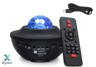 Projektor Gwiazd Lampka Nocna Led Głośnik Bluetooth Pilot LEAN