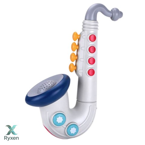 Saksofon Muzyczny Dla Malucha Instrument Interaktywny LEAN TOYS