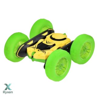 Samochód Kaskaderski Auto Zdalnie Sterowane RC 360° Zielony LEAN TOYS