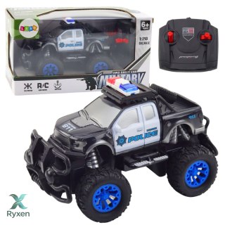 Samochód Policyjny Terenowy Zdalnie Sterowany RC 1:20 LEAN TOYS