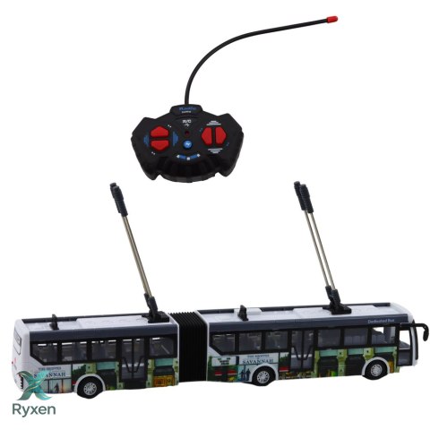 Trolejbus Miejski Zdalnie Sterowany RC Światła Transport Publiczny LEAN TOYS