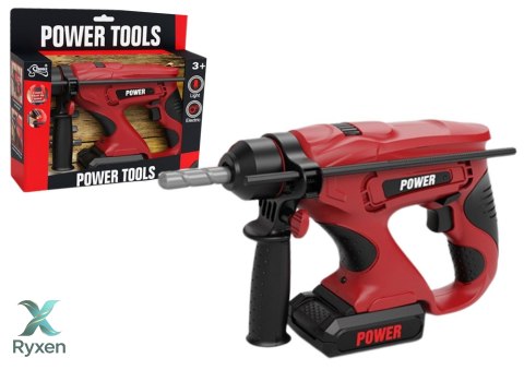 Wiertarka Dla Majsterkowicza Czerwona Wiertła Na Baterie LEAN TOYS