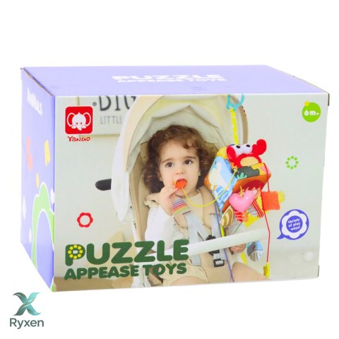 Zabawka Sensoryczna Zawieszka Do Łóżeczka Krab 9w1 LEAN TOYS