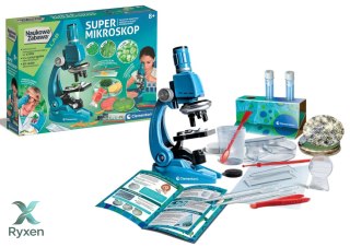 Zestaw Naukowa Zabawa Super Mikroskop Język Polski Clementoni 50755 CLEMENTONI