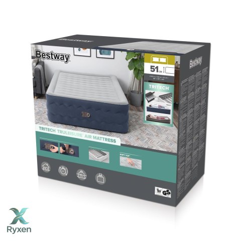 Dmuchany Materac 203 x 152 x 51 cm Bestway 6716P BESTWAY