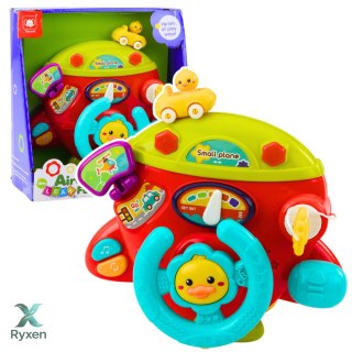 Interaktywny Samolot Tablica Kokpit Wielofukncyjna Mały Pilot Dźwięki LEAN TOYS