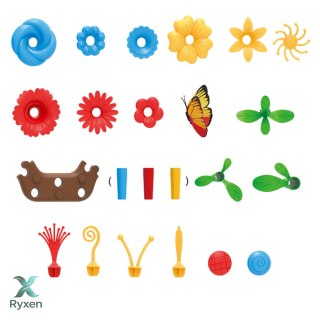 Klocki Konstrukcyjne Ogród Kwiatowy DIY 148 Elementów LEAN TOYS