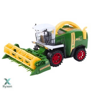 Kombajn Zbożowy Farmerski Rolniczy Heder Napęd Zielony LEAN TOYS
