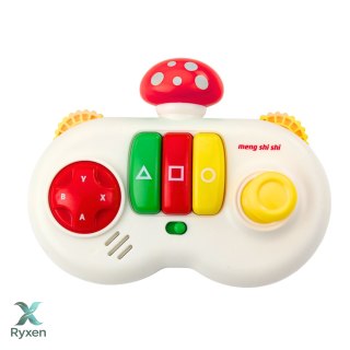 Konsola Pad Interaktywny Grzybek Sensoryczny Dla Dzieci Światła Dźwięki LEAN TOYS