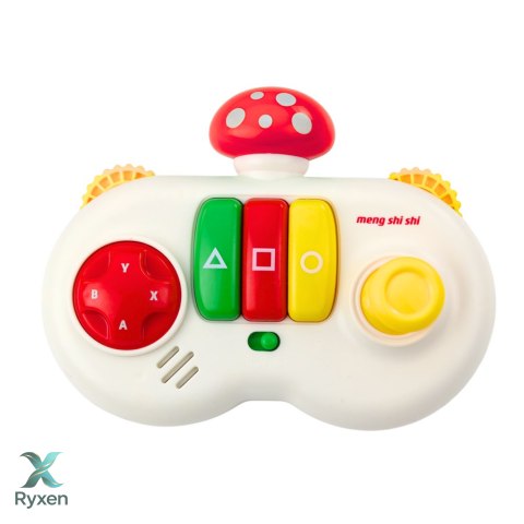 Konsola Pad Interaktywny Grzybek Sensoryczny Dla Dzieci Światła Dźwięki LEAN TOYS