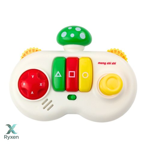 Konsola Pad Interaktywny Grzybek Sensoryczny Dla Dzieci Światła Dźwięki LEAN TOYS