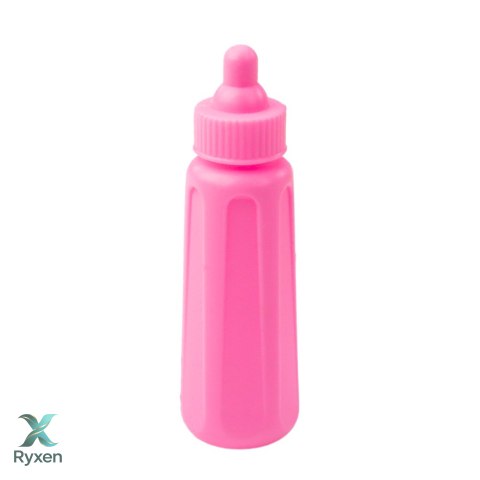 Lalka Bobas W Kolorowej Sukience Kucyki Butelka Dźwięk LEAN TOYS