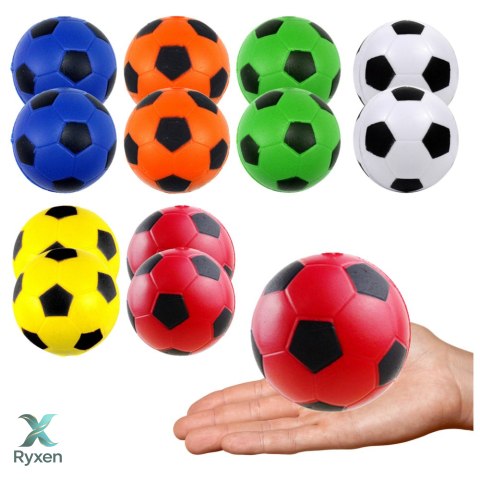 Piłeczki Antystresowe Do Odbijania Zestaw 12 szt Kolorowe 6,5cm LEAN TOYS