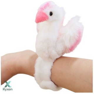 Pluszowa Maskotka Łabędź Opaska Bransoletka Na Rękę Biały LEAN TOYS