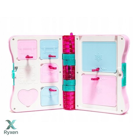 Sekretny Pamiętnik Na Kłódkę Notes Skrytka Kluczyk Akcesoria Różowy LEAN TOYS