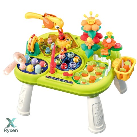 Wielofunkcyjna Tablica Stolik Interaktywny Dla Malucha Gry Zręcznościowe LEAN TOYS