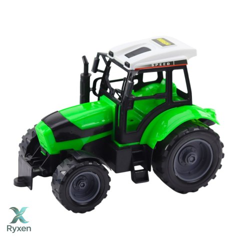Zestaw Duży Traktor Rolniczy Brona Talerzowa Ruchoma LEAN TOYS