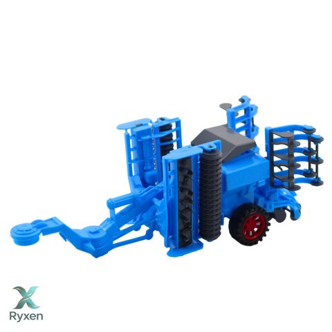 Zestaw Duży Traktor Rolniczy Brona Talerzowa Ruchoma LEAN TOYS