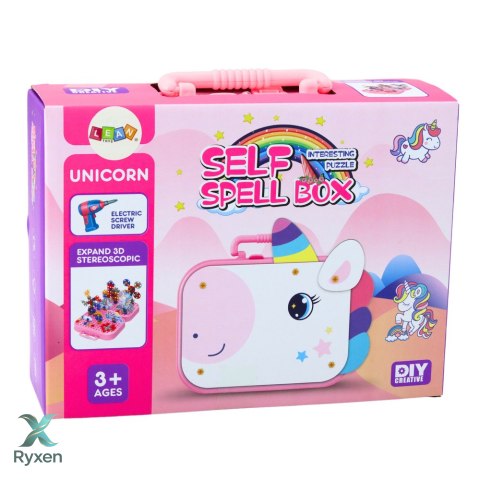 Zestaw Klocków Konstrukcyjnych Wkrętarka Jednorożec DIY LEAN TOYS
