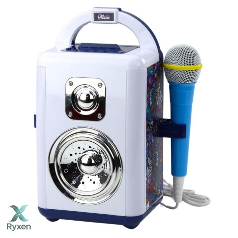 Zestaw Muzyczny Sound Box Mikrofon Głośnik Bluetooth MP3 Nagrywanie LED LEAN TOYS