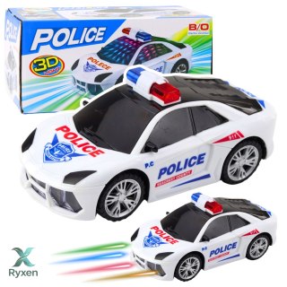 Auto Policyjne Radiowóz Interaktywny Światła Dźwięki LEAN TOYS