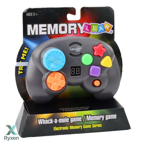 Elektroniczna Gra Logiczna Pamięciowa Memory Konsola Pad LEAN TOYS