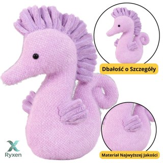Maskotka Pluszowa Przytulanka Konik Wodny Fioletowy 25cm LEAN TOYS