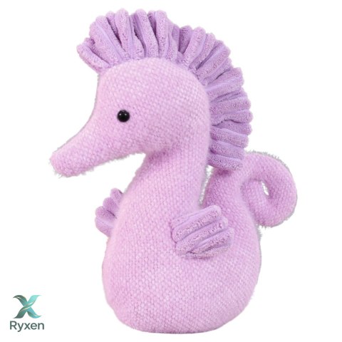 Maskotka Pluszowa Przytulanka Konik Wodny Fioletowy 25cm LEAN TOYS