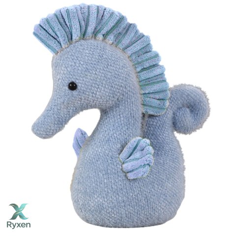 Maskotka Pluszowa Przytulanka Konik Wodny Niebieski 25cm LEAN TOYS