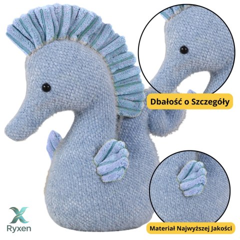 Maskotka Pluszowa Przytulanka Konik Wodny Niebieski 25cm LEAN TOYS