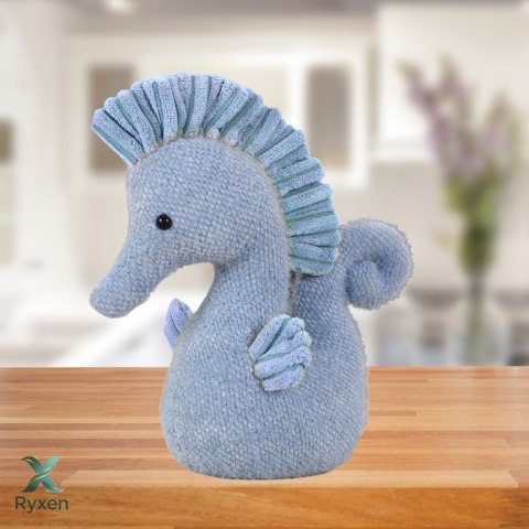 Maskotka Pluszowa Przytulanka Konik Wodny Niebieski 25cm LEAN TOYS