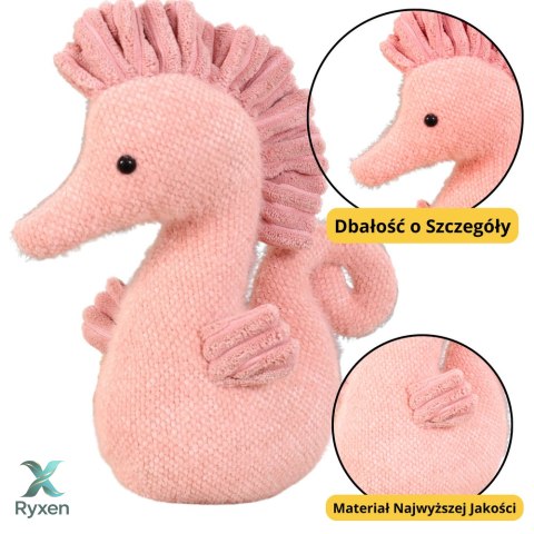 Maskotka Pluszowa Przytulanka Konik Wodny Różowy 25cm LEAN TOYS