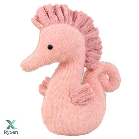 Maskotka Pluszowa Przytulanka Konik Wodny Różowy 25cm LEAN TOYS