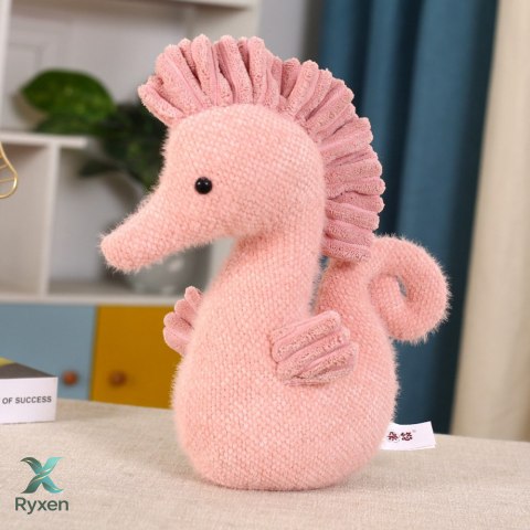 Maskotka Pluszowa Przytulanka Konik Wodny Różowy 25cm LEAN TOYS