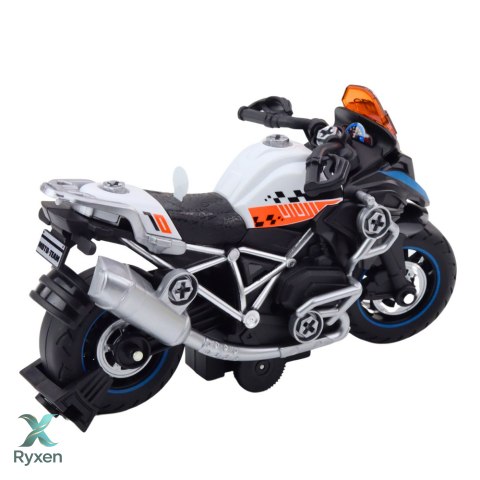 Motor Wyścigowy Do Skręcania Rozkręcania DIY Światła Dźwięki Czarny LEAN TOYS