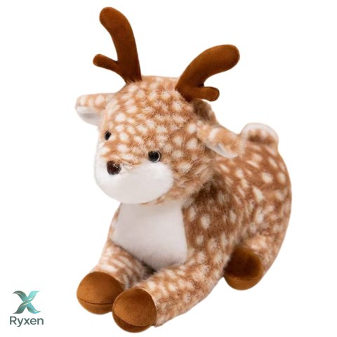 Pluszowa Maskotka Przytulanka Jelonek Brązowy W Centki 23cm LEAN TOYS