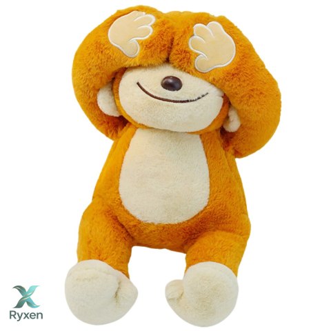 Pluszowa Maskotka Przytulanka Małpka Z Magnesami Brązowa 23cm LEAN TOYS