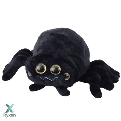 Pluszowa Maskotka Przytulanka Pająk Stawonóg Pajęczak Czarny 30cm LEAN TOYS