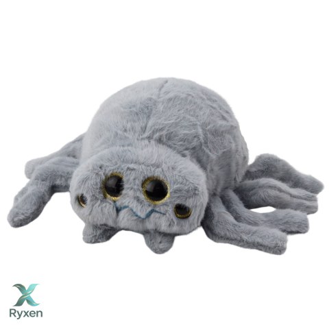 Pluszowa Maskotka Przytulanka Pająk Stawonóg Pajęczak Szary 30cm LEAN TOYS
