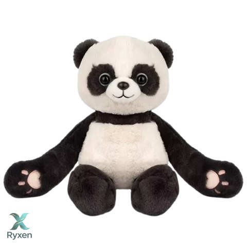 Pluszowa Maskotka Przytulanka Panda Z Magnesami 23cm LEAN TOYS